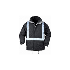 Coverguard BODYGUARD 4/1 TÉLIKABÁT, FÉNYVISSZAVERŐ CSÍKKAL láthatósági ruházat