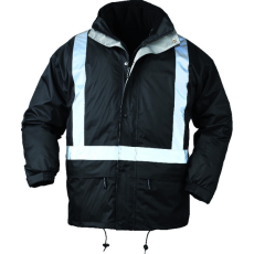 Coverguard BODYGUARD FEKETE 4/1 TÉLIKABÁT, FÉNYVISSZAVERŐ CSÍKKAL_XXXL