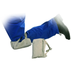 Coverguard Bőr térdvédő szivacsbéléssel, csatos pánttal