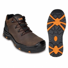 Coverguard Cipő Topaz S3 SRC HRO hőálló talpú kompozit barna/narancs/fekete 44 munkavédelmi cipő