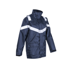 Coverguard Dagda lángálló PU esőkabát (sötétkék, S)