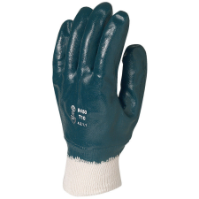 Coverguard EP munkavédelmi kézháton csuklóig teljesen mártott kék nitril kesztyű védőkesztyű