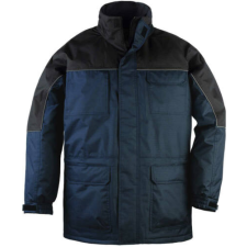 Coverguard Euro Protection Ripstop kabát tengerkék/fekete (sötétkék/fekete, M) munkaruha