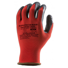Coverguard Eurogrip 13l850 tenyerén latex mártott piros védőkesztyű