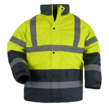 Coverguard Fényvisszaverő téli kabát, Roadway, vízálló hőszigetelő béléssel XL munkaruha