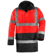 Coverguard Fluo 4/1pe sárga/kék kabát (HV sárga/szürke, S) láthatósági ruházat