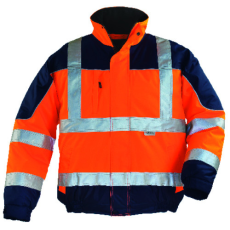 Coverguard Fluo dzseki-aibo bélelt narancs (HV narancs/sötétkék, XL)