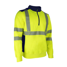 Coverguard FRISS FLUO SÁRGA/SÖTÉTKÉK PULÓVER_S munkaruha