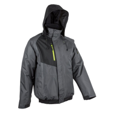 Coverguard GOMA SZÜRKE-FEKETE RIPSTOP TÉLI DZSEKI KAPUCNIVAL (szürke/fekete, XXXL) (5GOM4503XL)