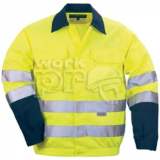 Coverguard Kabát Patrol rejtett gombolás három zseb hat darab kék/sárga S