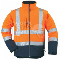 Coverguard Kabát Station lélegző vízhatlan anyagból levehető ujjak narancs XL