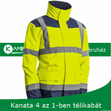 Coverguard Kanata 4 az 1-ben jólláthatósági télikabát láthatósági ruházat