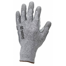 Coverguard Kesztyű Eurocut Strong P110 hőálló bőrtenyerű vágásbiztos szürke 10