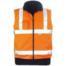 Coverguard Mellény Hi-Viz Fluo polár bélés fényvisszaverő csík narancs M