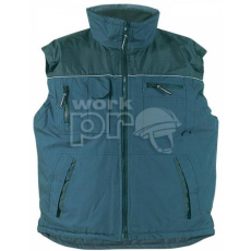 Coverguard Mellény Ripstop sokzsebes szakadásbiztos vízhatlan anyagból fekete/kék 2XL