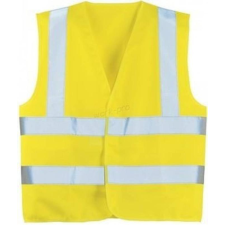 Coverguard Mellény Yard Fluo jól láthatósági 2 vízszintes 1 függőleges csíkkal sárga XL láthatósági ruházat