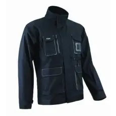 Coverguard Munkakabát Navy II dzsekifazonú rejtett húzózáras sötétkék/szürke 6XL