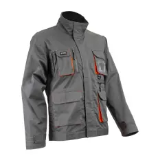 Coverguard Munkakabát Paddock II dzsekifazonú rejtett húzózáras szürke/narancs 4XL