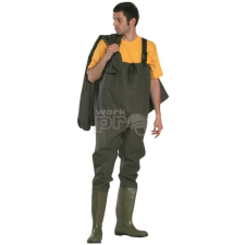 Coverguard Nadrág+csizma (tacsi csizma) sav- és lúgálló PVC sötétzöld 41 munkaruha