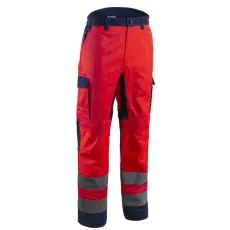 Coverguard Nadrág derekas Hibana Hi-Viz piros/sötétkék L