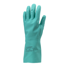 Coverguard NITRIL ZÖLD VEGYSZERÁLLÓ VÉDŐKESZTYŰ, 33CM/0,38MM_7 védőkesztyű