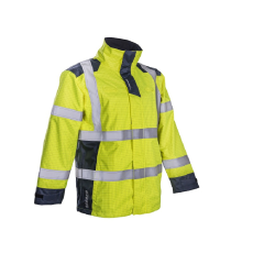 Coverguard Nott Hi-Viz Multirisk bélelt védőkabát (HV sárga, 2XL)