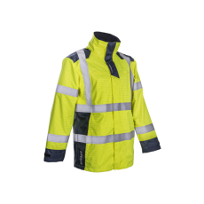 Coverguard Nott Hi-Viz Multirisk bélelt védőkabát (HV sárga, S)