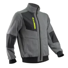 Coverguard Pulóver Mikan belső 2 cipzáras oldalsó zseb szürke/fekete 3XL