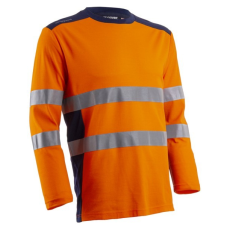 Coverguard RIKKA jól láthatósági hosszúujjas póló fluo