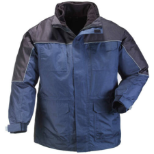Coverguard Ripstop 4/1 kabát kék/fekete (sötétkék/fekete, 3XL) munkaruha