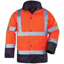 Coverguard Roadway 4/1 kabát kifutó (HV narancs/kék, 3XL) láthatósági ruházat