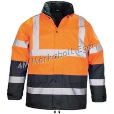 Coverguard Roadway 4/1 kabát kifutó (HV narancs/kék, L) láthatósági ruházat