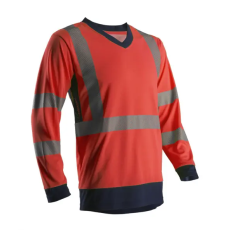 Coverguard SUNO HI-VIZ PIROS HOSSZÚ UJJÚ PÓLÓ_L
