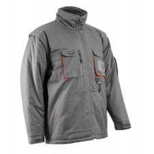 Coverguard Télikabát Paddock II levehető ujj szürke/narancs 3XL munkaruha