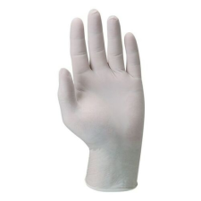 Coverguard Vizsgálókesztyű COVERGUARD latex púderozott fehér M 100 darab/doboz védőkesztyű
