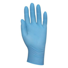 Coverguard Vizsgálókesztyű COVERGUARD nitril púder nélküli kék S 100 darab/doboz