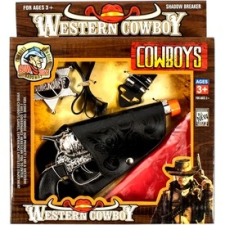 COWBOY Cowboy pisztoly +csillag +lőszer katonásdi