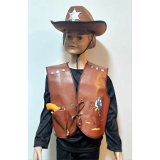 COWBOY sheriff western jelmez szett gyerekeknek, 3 részes jelmez