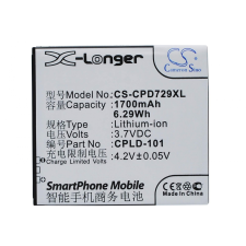  CPLD-101 Akkumulátor 1700 mAh mobiltelefon akkumulátor