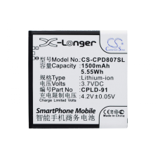  CPLD-91 Akkumulátor 1500 mAh mobiltelefon akkumulátor