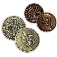 Cranio Creations Lorenzo il Magnifico: fémpénz kiegészítő társasjáték
