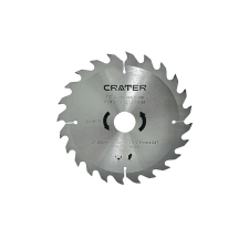 CRATER körfűrészlap 190x30 / 24fog carbide barkácsgép tartozék