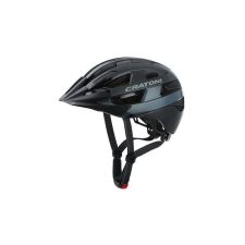 Cratoni Velo-X bukósisak, M-L méret (58-61 cm), hátsó világítással, fekete kerékpáros sisak