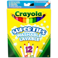 Crayola 7509 Lemosható vastag filctoll - Vegyes színek (12db) filctoll, marker