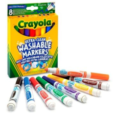 Crayola : 8 darabos extra-lemosható vastag filctoll filctoll, marker