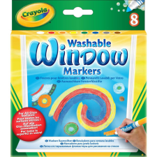 Crayola : Ablakfestő filctoll - 8 db-os készlet filctoll, marker