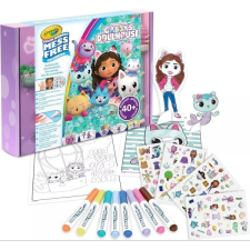 Crayola Color Wonder: Gabi babaháza maszatmentes foglalkoztató készlet kreatív és készségfejlesztő