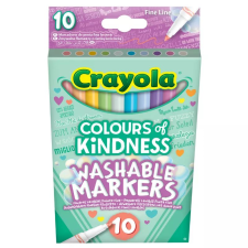 Crayola Kedves szavak vékonyhegyű filctoll készlet - Vegyes színek (10 db / csomag) (7827) filctoll, marker