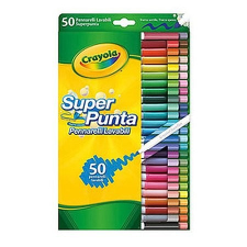  Crayola Kimosható vékony-vastag filctoll 50 db (78559) kreatív és készségfejlesztő
