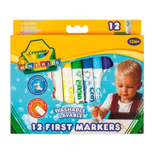 Crayola : Mini Kids tompa hegyű filctoll 12 darabos készlet filctoll, marker